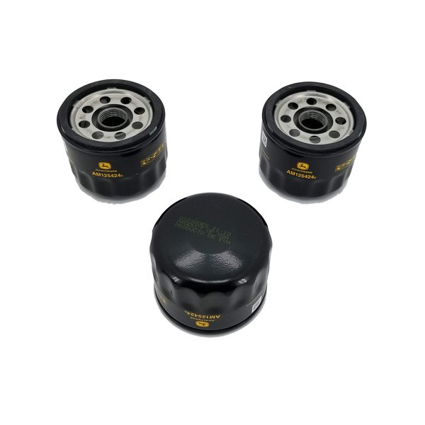 John Deere Original Equipment Package of Three Oil Filters - AM125424 (3)