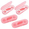WLLHYF Dental Floss 4 PCS Travel Dental Floss Case Portable Case Refillable Dental Floss Picks Organizer 40 Picks Professional Toothpicks Sticks for Family Hotel Travel Women Men Teeth Cleaning
