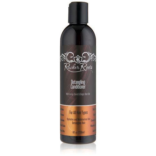 Rucker Roots Detangling Conditioner |Turnip, Carrot, Ginger Root Oils| For All Hair Types| Hydrates & Moisturizes Hair| Detangles Hair