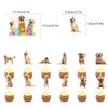 Golden Retriever Party Decorations Golden Retriever Birthday Party Supplies Includes Dog Birthday Banner Hanging Swirls Cake Topper Cupcake Toppers Balloons for Golden Retriever Birthday Decorations