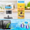 Ycozy Automatic Fish Feeder for Aquarium Auto Food Dispenser with Timer for Small Tank, Aquariums - Battery/Plug-in Powered Feeders for Goldfish/Koi/Turtle, Resun AF2020