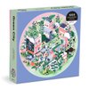 Galison Green City 1000 Piece Round Puzzle from Galison - 1000 Piece Round Puzzle for Adults, Challenging Puzzle with Gorgeous Art by Bethany Robertson, Thick and Sturdy Pieces, Perfect for Earth Day