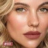 Modern Classic Lip Liner, 12 Colors Lip Liner Pigmented Vegan Matte, Lasting Finish Lip Liner, Luxurious Creamy Long Lasting Lip Liner, Prevents Feathering and Fading,(03)