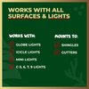 Christmas Light Clips - [Set of 200] Mini Light Clips For Christmas Lights - Light Clips For Gutters - Light Clips For Shingles - Gutter Clips For Hanging Outdoor Lights - USA Made - No Tools Required