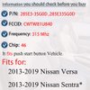 Smart Key Fob Keyless Entry Fits for Nissan Versa Sentra 2013 2014 2015 2016 2017 2018 2019 Proximity Remote Control Key Replacement CWTWB1U840 285E3-3SG0D 4 Buttons