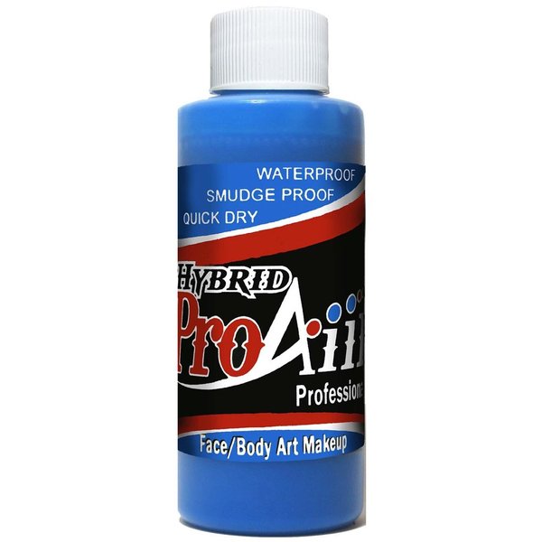 ProAiir Face and Body Painting Makeup - 2oz (60ml) Fluorescent Blue