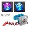 SUNGOOYUE Motor Heatsink with Cooling Fans, High Rotation Speed Colorful Lights Heatsink for Brushless Motor 2838 2845 Cooling