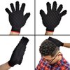 WULI PEACH Hair Curl Sponge Gloves, Magic Curly Barber Curling Twist Sponge Gloves Brush, Hair Brush Sponges for Black Men Curls Natural Hair Women(Double-Dided)