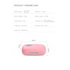 Impressive Smile Rechargeable Mini UV Toothbrush Sterilizer Cover with Fan and USB cord for Travel or Home, Long Battery Life and Improved Case Ventilation (Pink)
