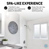 ShowerMaxx, Luxury Spa Series: Chrome Rain Shower Head, 6-Inch Round Rain Showerhead with 360 Tilt, Experience Rainfall with MAXX Comfort and Elegance (Chrome Polished)
