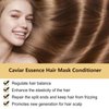 Caviar Essence Hair Mask,Caviar Essence,Caviar Essence Collagen Hair Mask for Damaged Hair, Hydrating Treatment for Dryness and Damage Restores Softness Shine(250ml)