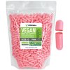 XPRS Nutra Size 0 Empty Capsules - 1000 Count Empty Vegan Capsules - Vegetarian Empty Pill Capsules- DIY Vegetable Capsule Filling- Veggie Pill Capsules Empty Caps (Pink)