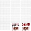 10 Sheets Double Sided Tape for Nails Display Double Sided Tape Double Sided Tape for Press on Nails Adhesive Clear Mounting Tape for Nail Packaging Nail Design Salon Supplies Colors Designs Showcase