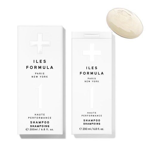 Iles Formula Haute Performance Sulfate Free Shampoo, Made in USA - Cleanse & Nourish Hair, Color Safe, Volumizing and Detangling - for All Hair Types Including Extensions, 6.8 Fl Oz (200 ML)