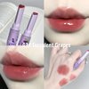 3 Colors Heart Jelly Lipstick, Hydrating Lip Gloss Tint Jelly Love Lipstick, Long Lasting Moisturizing Tinted Lip Balm Plumping Lip Stain, Non-sticky, Vivid Color Glossy Lip Gloss Stick Lip Makeup