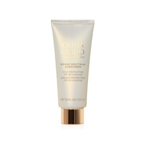 OLIVIA QUIDO Clinical Skincare Broad Spectrum Sunscreen SPF 50 with Lilac Stem Cell | Anti-Aging Skin Protection From UVA and UVB Rays | Water-Resistant Indoor and Outdoor Sunscreen with Matte Finish