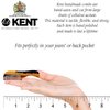 Kent Set of Combs, 81T Small Beard and Mustache Comb, FOT All Fine Pocket Comb, and PF22 Hair Brush and Beard Brush, Beard and Mustache Grooming Kit for Travel and Home Beard Care, Made in England
