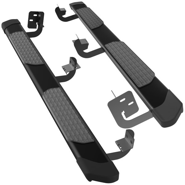 TIEZFUL Running Boards - Compatible with Dodge RAM 1500 (2009-2018, 2019-2024), 2500/3500 Crew Cab (2010-2024), 6.29" Aluminum Step Bars