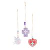 Religious Beaded Ornament Craft Kit, Makes 12