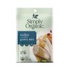 Simply Organic Roasted Turkey Flavored Gravy Mix, Certified Organic, Gluten-Free | 0.85 oz