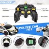 YOTOY Remote Control Car Toy for Kids 4 5 6 7 8, Transform Police RC Cars Toy, Robot Car, Birthday Gift for Kids Toys Age 4 5 6 Years Old Boys and Girls