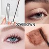 Colorful Mascara, Brown mascara, Colorful Mascara Set, Fast Dry Eyelashes Curling Lengthening Eye Lashes Waterproof Color Mascara Eye Makeup Brown (02#)
