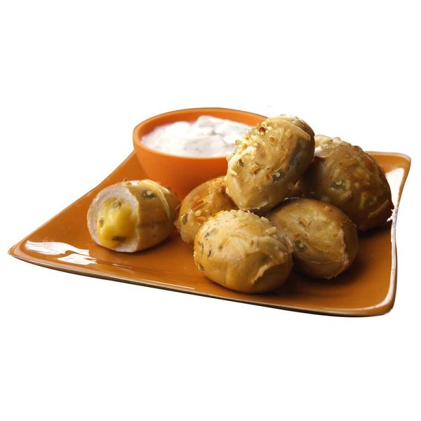 J and J Snack Poppers Jalapeno Super Pretzel, 0.5 Ounce -- 240 per case.