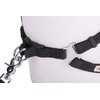 GoGo Pet Products Comfy Nylon 5/8-Inch Adjustable Easy Pet Harness, Small, Black