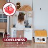 Kisangel 20Pcs Mini Shopping Basket Dollhouse Grocery Basket with Handles Plastic Picnic Basket for Pretend Play Toys, Red