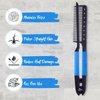 Herstyler Styling Comb For Hair - Straightener Comb For Great Tresses - Straightening Comb With A Grip - Flat Iron Comb For Knotty Hair - Hair Comb For Unkempt Hair (Blue)