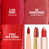 Oulac Lipstick & Lipliner Set 3PCS High Impact Lipcolor with Moisturizing Formula, Vegan Beauty, Full-Coverage Lip Color, Gift Lipstick for Women, LL08+02+PG02