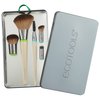 EcoTools Interchangeables Daily Essentials Total Face Makeup Brush Kit, Essential Oils, Multiuse Face Makeup Brushes, Bronzer, Blush, Powder, & Eyeshadow Brushes, Cruelty-Free & Vegan, 8 Piece Set