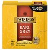 Twinings Earl Grey Black Tea, 100 Individually Wrapped Tea Bags, Flavoured With Citrus and Bergamot, Caffeinated