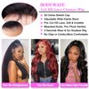 5x5 HD Lace Closure Wigs Human Hair 180% Density Wear and Go Glueless Wigs Human Hair Pre Plucked Pre Cut Body Wave Lace Front Wigs Human Hair for Black Women Upgraded No Glue Natural Color 26 Inch