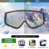 Findway Kids Ski Goggles, 100% UV Protection Kids Snow Goggles Anti-Fog Kids Snowboarding Goggles for Boys & Girls