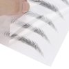 6D Eyebrow Tattoo Sticker Professional Waterproof Eyebrow Transfer Sticker Eyebrow Makeup Tool for Women and Girls (Black)(BLACK-06)