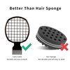 Selalu Twist Combs, Hair Sponge Brush Upgraded Twist Comb, Better Than Hair Sponge for Men Women Curls Natural Hair(Black)