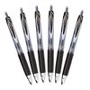 Uni-Ball Signo 207 Retractable Gel Pen, 0.38mm Ultra-Micro Point, Black, Pack of 6