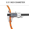 NewDoar CE UIAA Static Climbing Rope 8mm Accessory Cord Rope, 21KN for Arborist Tree, Mountaineering, Sailboat Rope,Dock Lines,Hauling Dragginge(Orange 8mm,20FT)