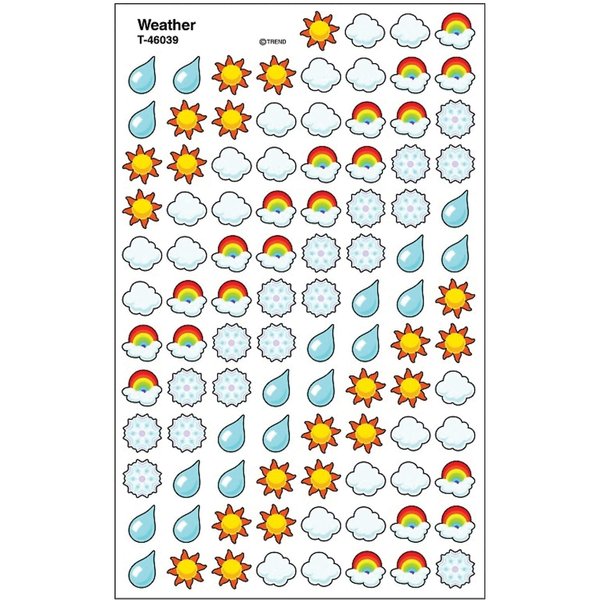 Supershapes Stickers Weather Learning Materials Incentives & Motivators T-46039 Trend Enterprises Inc.