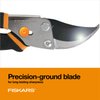 Fiskars Bypass Pruning Shears 5/8” Garden Clippers - Plant Cutting Scissors with Sharp Precision-Ground Steel Blade