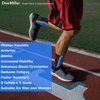 Doc Miller Ankle Brace for Women & Men - Achilles Tendonitis Brace Ankle Support, Arch Support, Plantar Fasciitis Relief - Nylon Ankle Braces for Men Sprain, Foot, Heel Pain Relief - 1 Pair