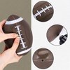 Shindel Mini Inflatable Footballs, 6 Pack Brown Football 6.3 Inch Waterproof Football Toys, for Kids Perfect Outdoor and Indoor Games, Football Lovers Gifts, Super Bowl LVII Party Favors