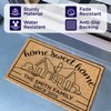 Custom Welcome Doormat with Family Name, Personalized Door Mat - 6 Designs & 3 Sizes - Door Mat with Anti-Slip Backing, Customize Doormat Outdoor Indoor Entrance