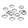 WILLBOND 500 Pieces Grommet and 500 Pieces Washer Grommet Kit Finish Grommet Eyelet for Clothes Fabric Leather Tag Bag (Silver, 1/2 Inch)