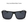 Polarized Sunglasses for Men Driving Mens Sunglasses Rectangular Vintage Sun Glasses For Men/Women Matte Black