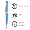 Cross Bailey Refillable Ballpoint Pen, Medium Ballpen, Includes Gift Box - Blue