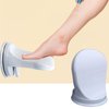 YVPSI Shower Foot Rest for Shaving Legs, No Drilling Suction Cup Bathroom Pedal Bathroom Shaving Leg Aid Foot Rest Shaving Shower White Shower Stool for Inside Shower