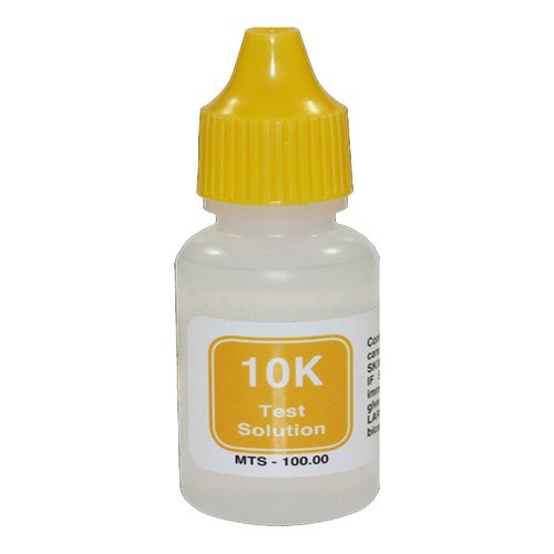 10K Gold Test Solution Tester Acid Bottle + 2x2 Testing Stone! Detect Scrap Nuggets Metal Jewelry Kit