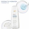 Dove Conditioner for Dry Hair, Coconut & Hydration Damage Therapy, 12 fl oz - Infused with Coconut Oil, Jojoba Oil & Sweet Almond Oil, 92% Natural Origin Formula, Nourishing, Moisturizing, Scented